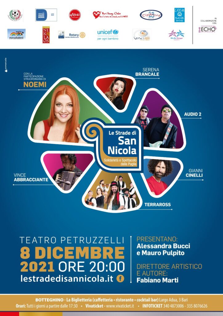 SPETTACOLO DI NATALE 2021, SOLIDARIETA’E BENEFICENZA